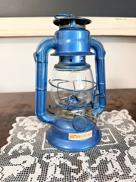 Other - Blue Vintage Kerosene Lantern